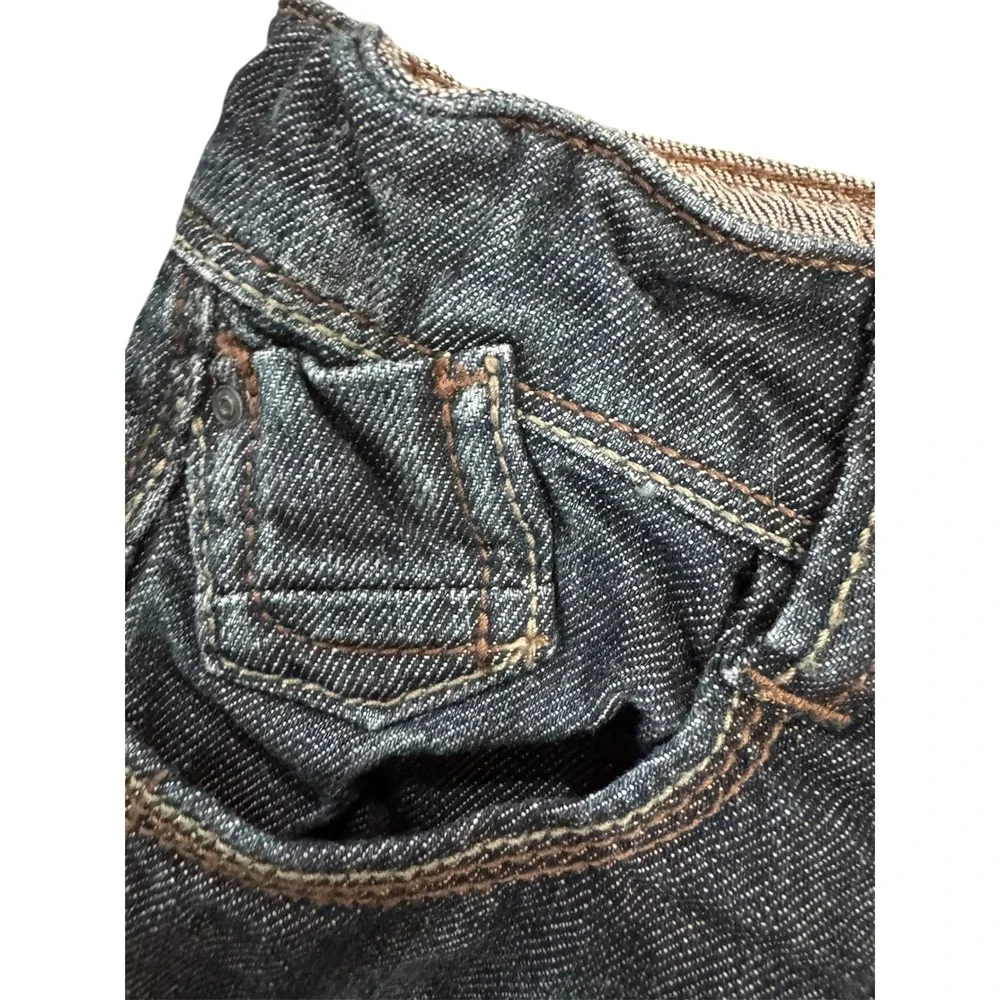 Catimini Original Design Kids Jeans Blue Wash Distressed Size‎ 7 France